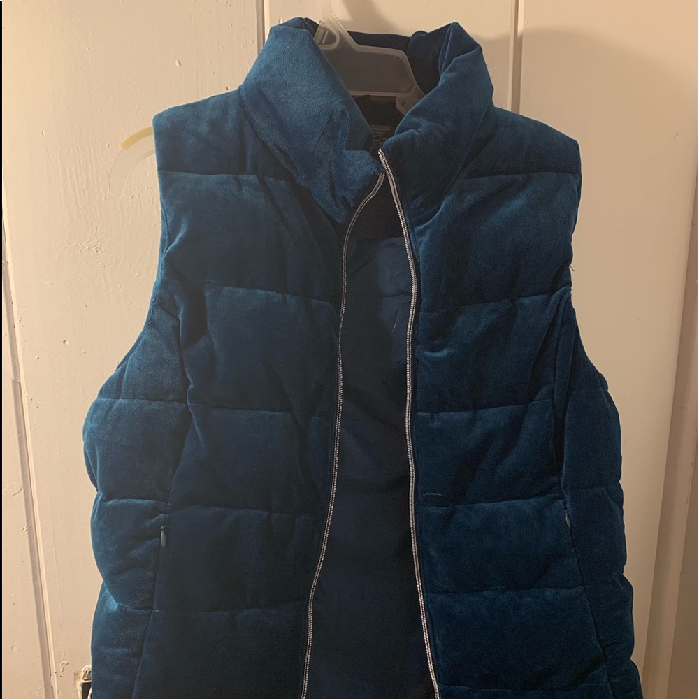 Super Soft & Warm Teal Vest